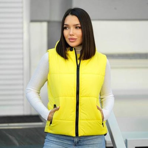 Жилетка Modnulya (42-46) N635 yellow (деми) Modnulya N635 yellow