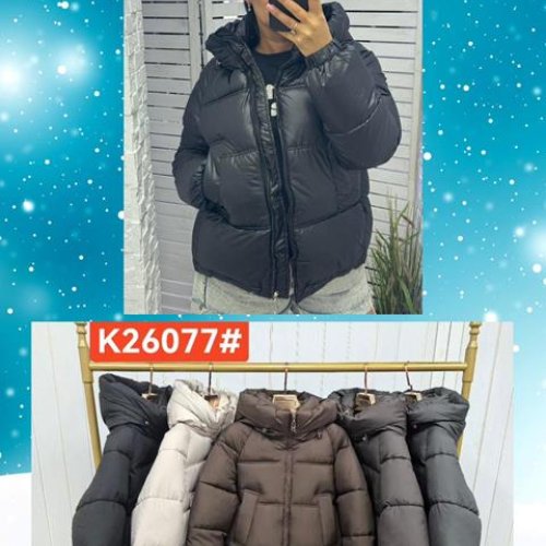 Куртка Шаолинь (M-2XL) K26077 d.grey (зима) Шаолинь K26077 d.grey