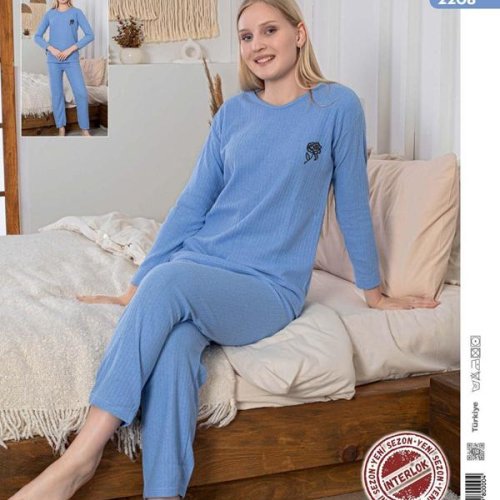 Пижама Fantasy (M-2XL) 2208 blue (деми) Fantasy 2208 blue