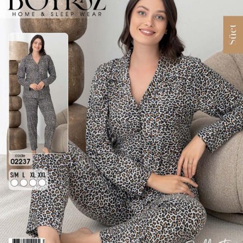 Пижама Fantasy (S-2XL) 02238 beige (деми) Fantasy 02238 beige
