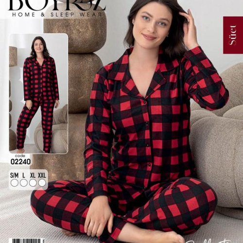 Пижама Fantasy (S-2XL) 02240 red (деми) Fantasy 02240 red
