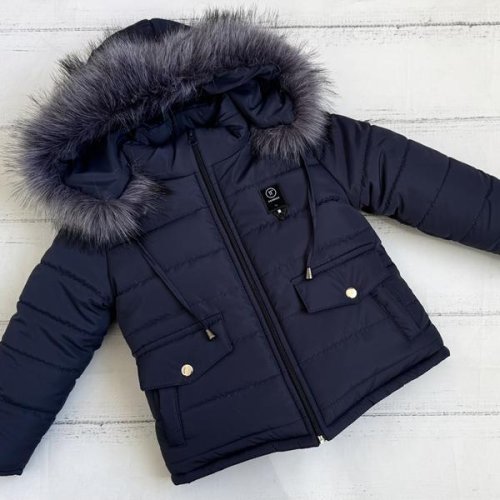 Куртка Moda school (86-110) 8461 navy (зима) Moda school 8461 navy