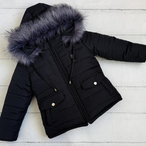 Куртка Moda school (86-110) 8461 black (зима) Moda school 8461 black