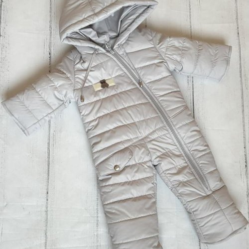 Комбинезон Moda school (68-80) 8454 l.grey (зима) Moda school 8454 l.grey