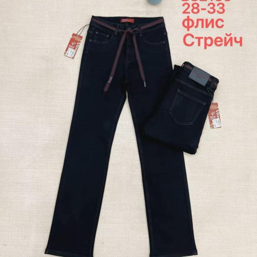 Джинсы Vanver (28-33) B82133 black (зима) Vanver B82133 black