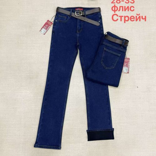 Джинсы Vanver (28-33) B8312 blue (зима) Vanver B8312 blue