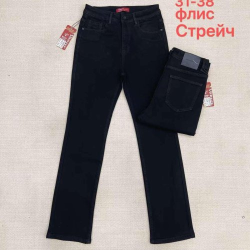 Джинсы Vanver (31-38) D82138 black (зима) Vanver D82138 black