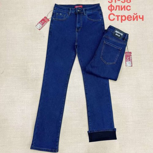 Джинсы Vanver (31-38) D8315 blue (зима) Vanver D8315 blue