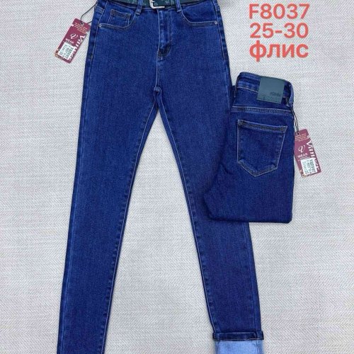 Джинсы Vanver (25-30) F8037 blue (зима) Vanver F8037 blue