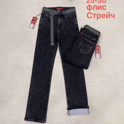 Джинсы Vanver (25-30) F82156 black (зима) Vanver F82156 black