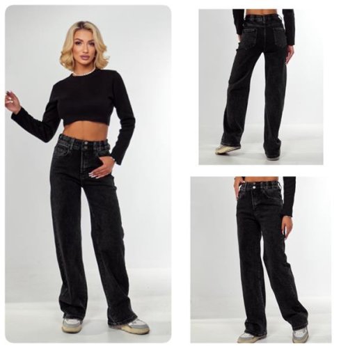 Джинсы Lady N (25-30) 202 black (зима) Lady N 202 black