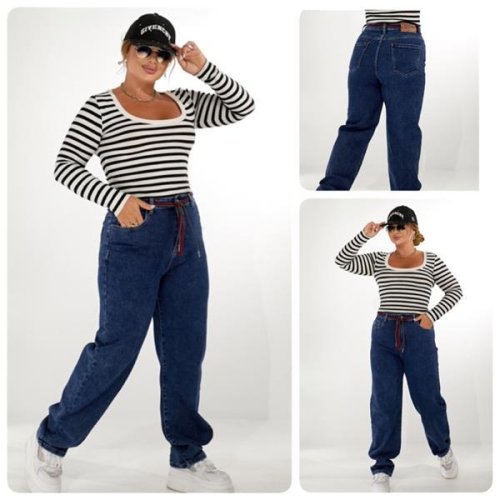 Джинсы Lady N (31-38) 175 blue (деми) Lady N 175 blue