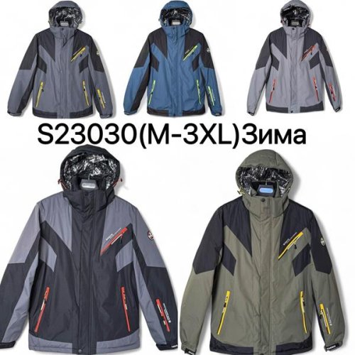 Куртка LeHung (M-3XL) S23030 black (зима) LeHung S23030 black