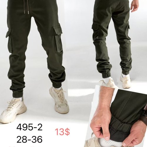 Джинсы God Baron (28-36) 495-2 khaki (зима) God Baron 495-2 khaki