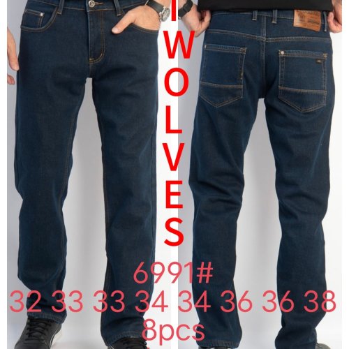 Джинсы God Baron (32-38) 6991 blue (зима) God Baron 6991 blue