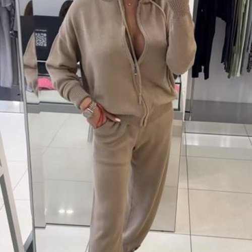 Костюм спорт Aidin-шик шок (one size) 6021 beige (деми) Aidin-шик шок 6021 beige