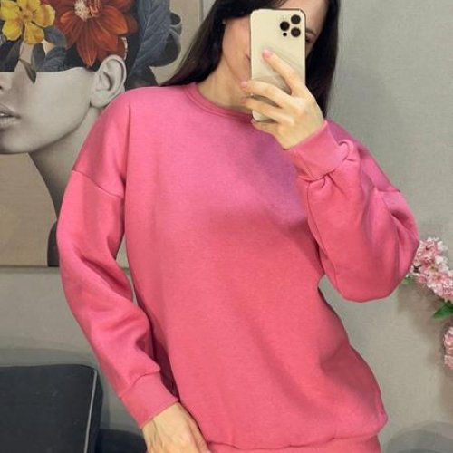 Свитер FSN (46-50) 6206 pink (зима) FSN 6206 pink