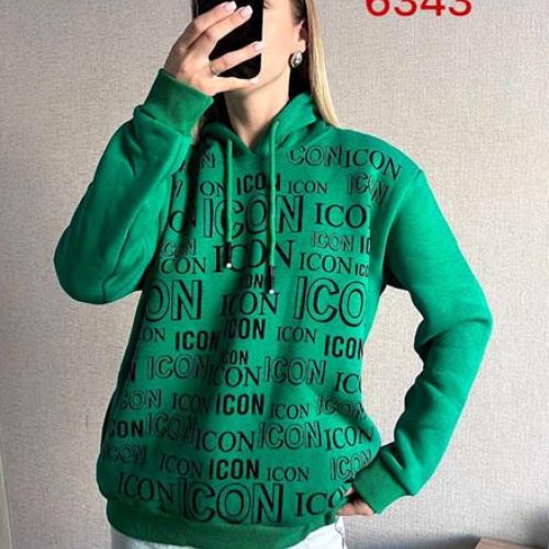 Худи FSN (42-50) 6343 green (зима) FSN 6343 green