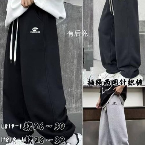 Штаны спорт Meloria (31-35) Y819 d.grey (зима) Meloria Y819 d.grey