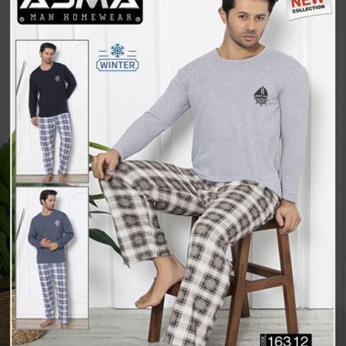 Пижама 4 Seasons (L-4XL) 16312 navy (зима) 4 Seasons 16312 navy