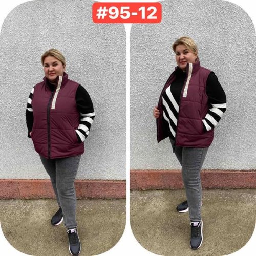 Жилетка Romeo life (52-62) 95-12 wine (деми) Romeo life 95-12 wine