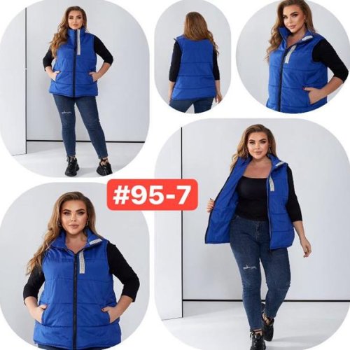 Жилетка Romeo life (52-62) 95-7 blue (деми) Romeo life 95-7 blue