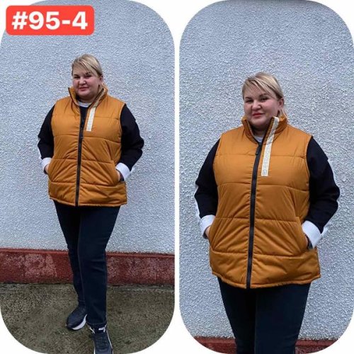 Жилетка Romeo life (52-62) 95-4 orange (деми) Romeo life 95-4 orange