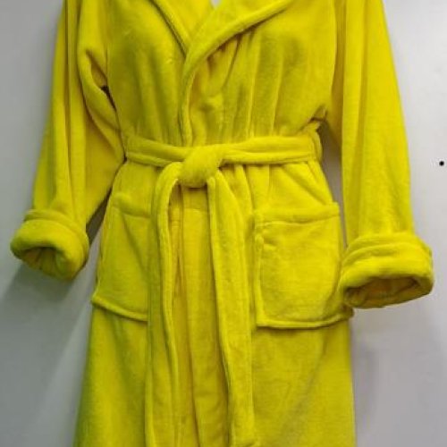 Халат Romeo life (M-2XL) RL727 yellow (зима) Romeo life RL727 yellow