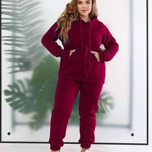 Костюм спорт Romeo life (44-58) 886 wine (зима) Romeo life 886 wine