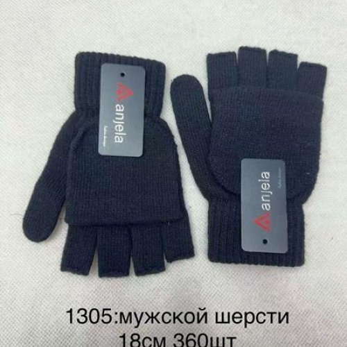 Перчатки Anjela (11-13) 1305 black (зима) Anjela 1305 black