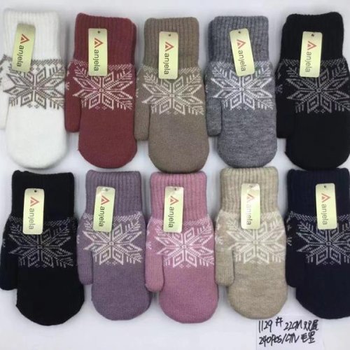 Варежки Anjela (6.5-8.5) 1129 mix (зима) Anjela 1129 mix