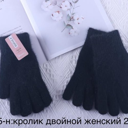 Перчатки Anjela (6.5-8.5) 2425H black (зима) Anjela 2425H black