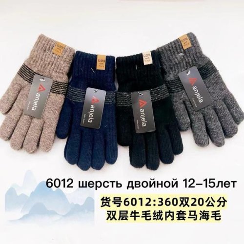 Перчатки Anjela (12-15) 6012 mix (зима) Anjela 6012 mix