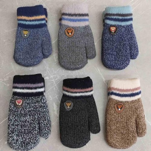 Варежки Anjela (4-7) AN42 mix (зима) Anjela AN42 mix