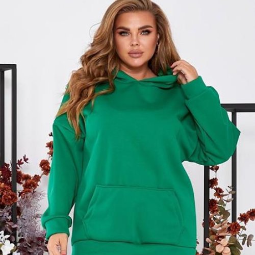 Худи BAT (one size) 17-5 green (зима) BAT 17-5 green