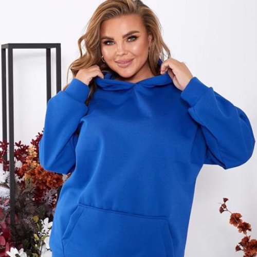 Худи BAT (one size) 17-7 blue (зима) BAT 17-7 blue