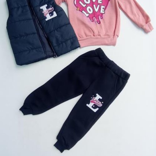 Костюм спорт Meloria (2-5) ML2595 pink (деми) Meloria ML2595 pink