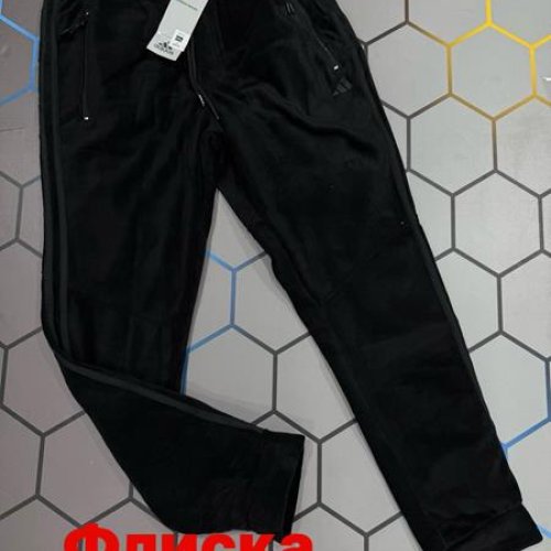 Штаны спорт Alex Clothes (2XL-6XL) 6112 black (зима) Alex Clothes 6112 black