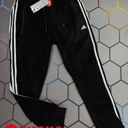 Штаны спорт Alex Clothes (2XL-6XL) 6113 black (зима) Alex Clothes 6113 black