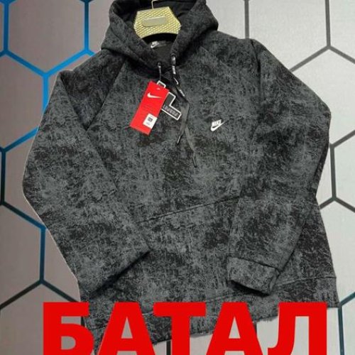 Худи Alex Clothes (S-2XL) 6152 black (зима) Alex Clothes 6152 black
