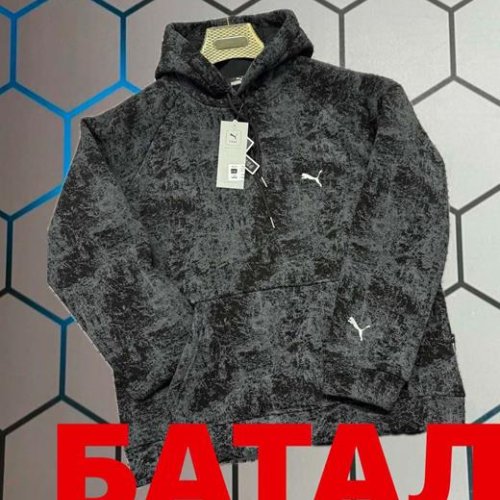 Худи Alex Clothes (S-2XL) 6153 black (зима) Alex Clothes 6153 black