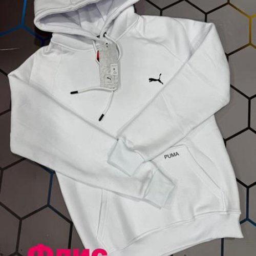 Худи Alex Clothes (S-2XL) 6154 white (зима) Alex Clothes 6154 white