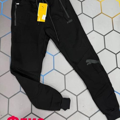 Штаны спорт Alex Clothes (S-2XL) 6158 black (зима) Alex Clothes 6158 black