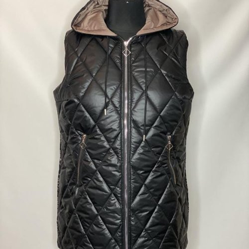Жилетка Kirgiz (50-60) K163 black (деми) Kirgiz K163 black