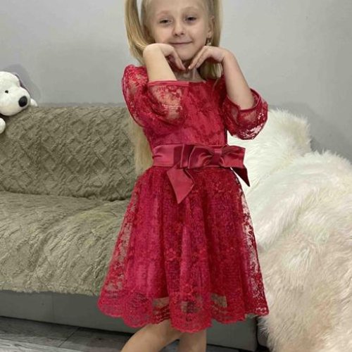 Платье Kosmy (110-128) K217 red (деми) Kosmy K217 red