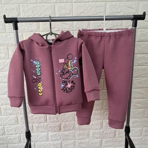 Костюм спорт Boys&Girls (1-3) BG520 powder (деми) Boys&Girls BG520 powder