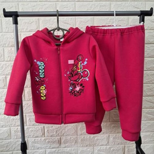 Костюм спорт Boys&Girls (1-3) BG521 pink (деми) Boys&Girls BG521 pink
