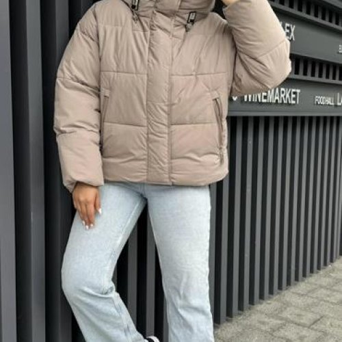 Куртка Katty (S-2XL) 8157 beige (зима) Katty 8157 beige