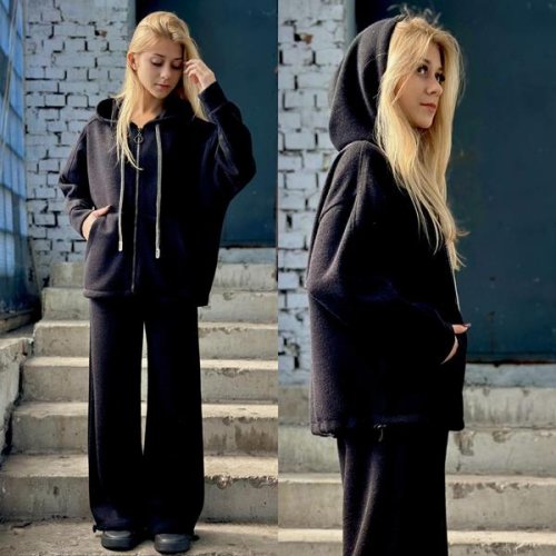 Костюм спорт Karolina (32-42) KR299 black (деми) Karolina KR299 black