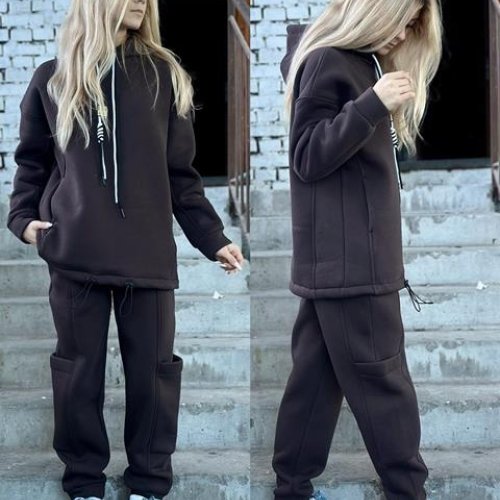 Костюм спорт Karolina (32-42) KR320 d.grey (зима) Karolina KR320 d.grey